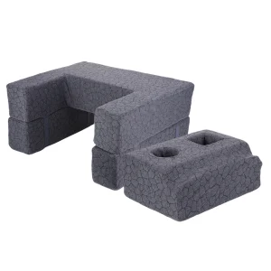 Extra Large Laptop Lap Desk Pillow Adjustable Arm Rest for Reading, Gaming and Working