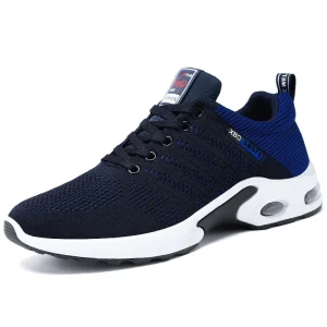Men's Lightweight Breathable Mesh Athletic Sneakers Air Cushion Running and Walking Shoes.