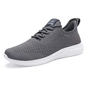 Fashionable Men's Workout Casual  Mesh Ultra Lightweight Breathable Running and Walking Non Slip Athletic Sneakers