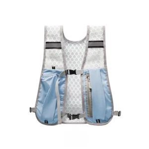 For Biking Running Storage Lightweight Vest Reflective Hydration Water Chest Pack With Phone Storage Pocket