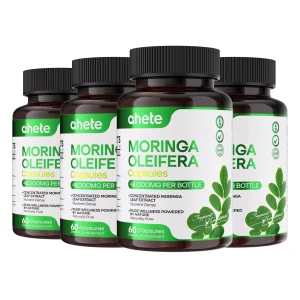 Moringa And Turmeric Powder Capsules -  Rich In Vitamins, Nutrition And Health, Antioxidant Properties.