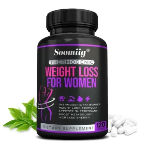 Thermogenic Fat Burner - Natural Appetite Suppressant, Metabolism Booster, Weight Management, Immunity, 120 Capsules
